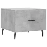 2 db betonszürke szerelt fa dohányzóasztal 50 x 50 x 40 cm