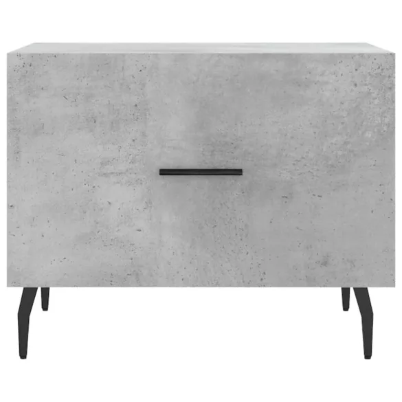 2 db betonszürke szerelt fa dohányzóasztal 50 x 50 x 40 cm