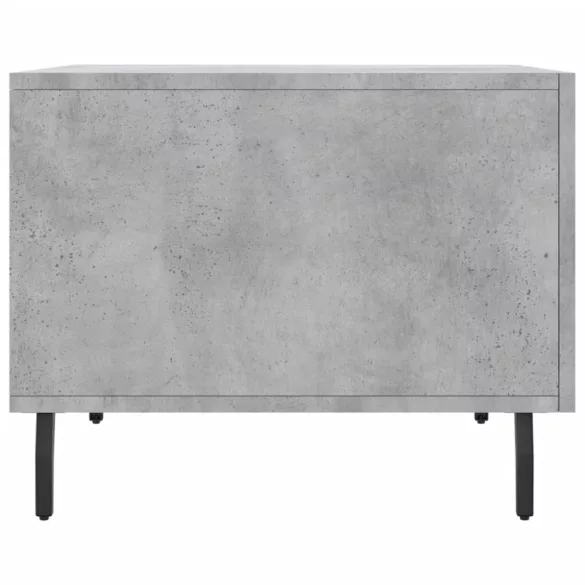 2 db betonszürke szerelt fa dohányzóasztal 50 x 50 x 40 cm