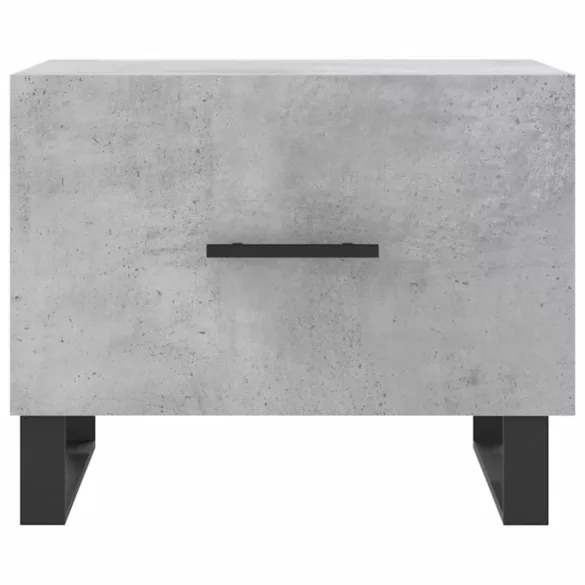 2 db betonszürke szerelt fa dohányzóasztal 50 x 50 x 40 cm