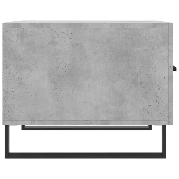 2 db betonszürke szerelt fa dohányzóasztal 50 x 50 x 40 cm