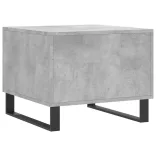 2 db betonszürke szerelt fa dohányzóasztal 50 x 50 x 40 cm