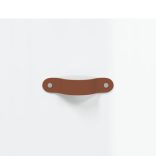 2 db magasfényű fehér fali éjjeliszekrény 35x35x20 cm