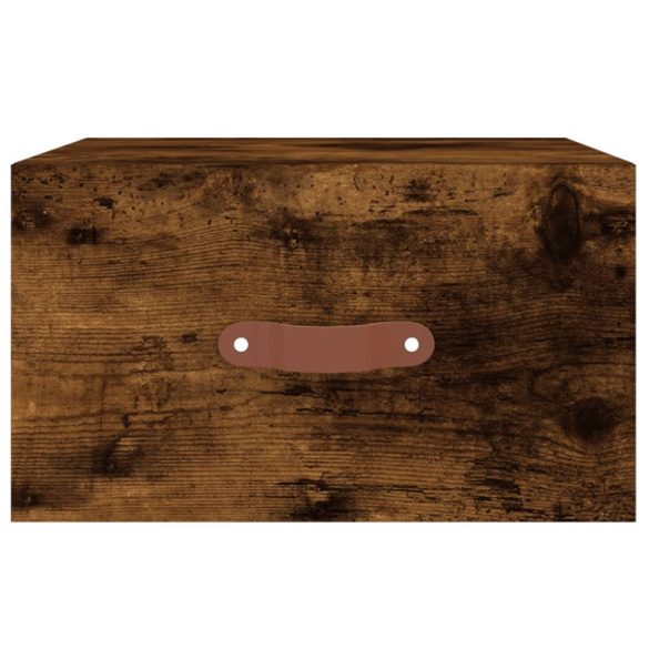 2 db füstös tölgy színű fali éjjeliszekrény 35 x 35 x 20 cm