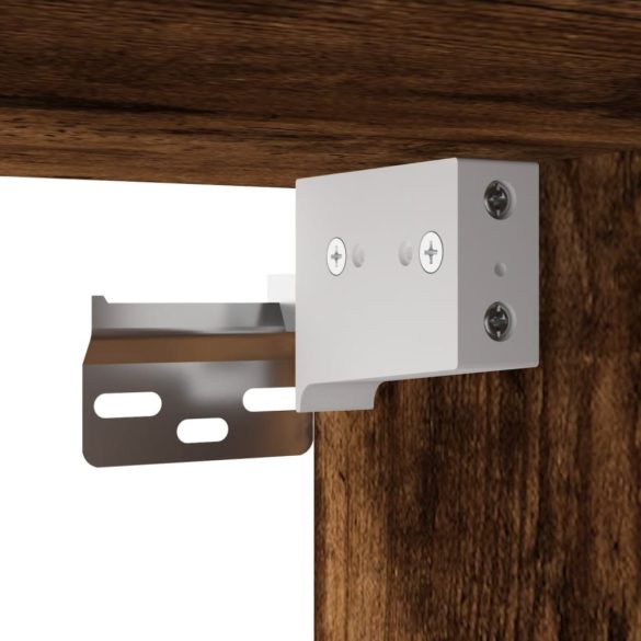 2 db füstös tölgy színű fali éjjeliszekrény 35 x 35 x 20 cm