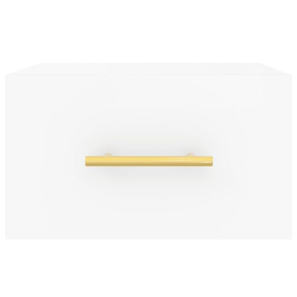 fehér falra szerelhető éjjeliszekrény 35 x 35 x 20 cm