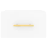 2 db fehér falra szerelhető éjjeliszekrény 35x35x20 cm