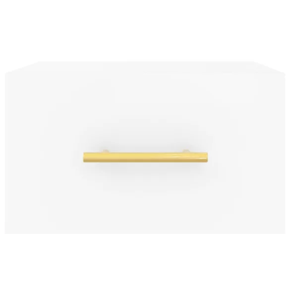 2 db fehér falra szerelhető éjjeliszekrény 35x35x20 cm