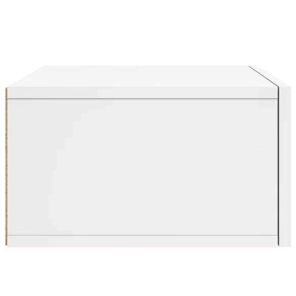 2 db fehér falra szerelhető éjjeliszekrény 35x35x20 cm