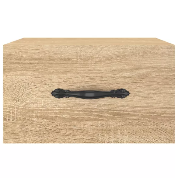 2 db sonoma tölgy falra szerelhető éjjeliszekrény 35x35x20 cm