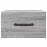 2 db szürke sonoma falra szerelhető éjjeliszekrény 35x35x20 cm