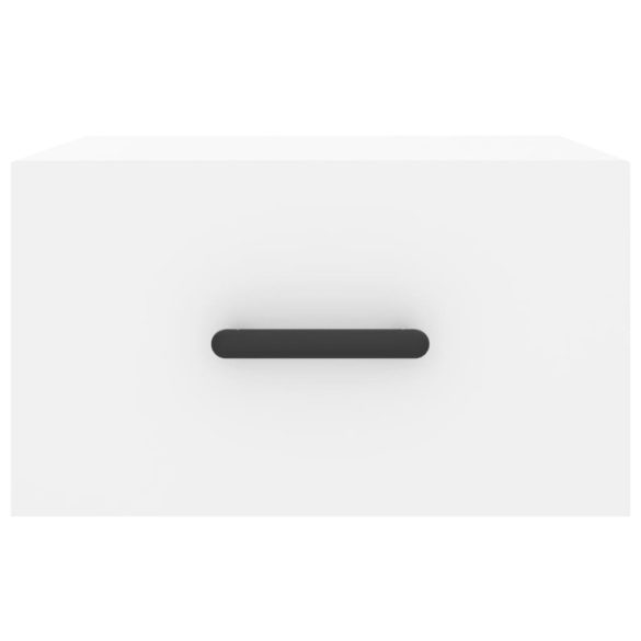 fehér falra szerelhető éjjeliszekrény 35 x 35 x 20 cm