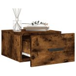 2 db füstös tölgy színű fali éjjeliszekrény 35 x 35 x 20 cm