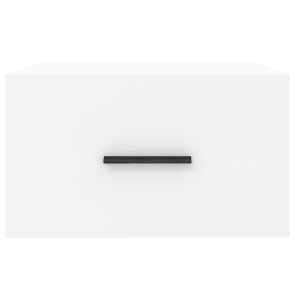 2 db fehér falra szerelhető éjjeliszekrény 35x35x20 cm