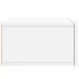 2 db fehér falra szerelhető éjjeliszekrény 35x35x20 cm