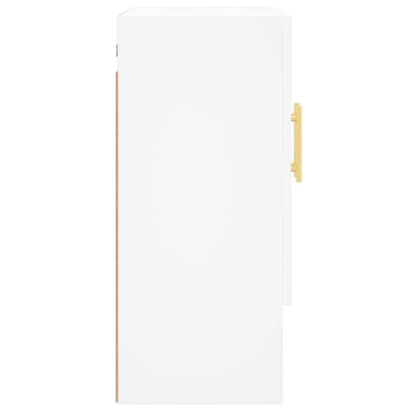 fehér szerelt fa faliszekrény 60 x 31 x 70 cm