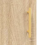 sonoma tölgy színű szerelt fa faliszekrény 60 x 31 x 70 cm