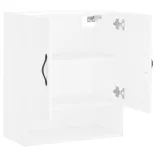 fehér szerelt fa faliszekrény 60 x 31 x 70 cm