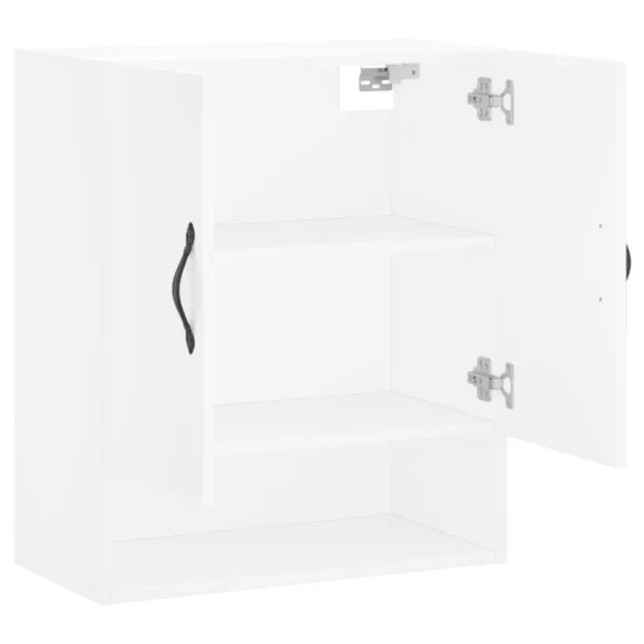 fehér szerelt fa faliszekrény 60 x 31 x 70 cm