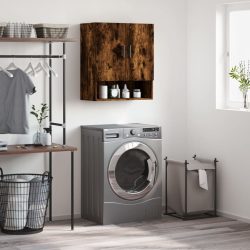   füstös tölgy színű szerelt fa fali szekrény 60 x 31 x 70 cm