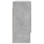 betonszürke szerelt fa faliszekrény 60 x 31 x 70 cm