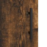 füstös tölgy színű szerelt fa fali szekrény 60 x 31 x 70 cm