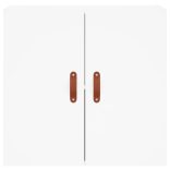 fehér szerelt fa faliszekrény 60 x 31 x 60 cm