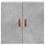 betonszürke szerelt fa faliszekrény 60 x 31 x 60 cm