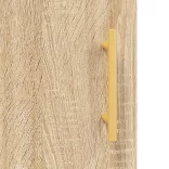 sonoma tölgy színű szerelt fa faliszekrény 60 x 31 x 60 cm