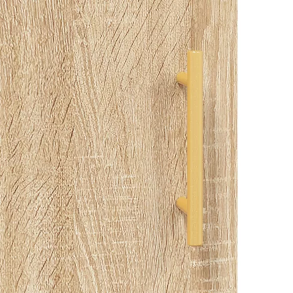 sonoma tölgy színű szerelt fa faliszekrény 60 x 31 x 60 cm