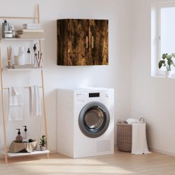   füstös tölgy színű szerelt fa faliszekrény 60 x 31 x 60 cm