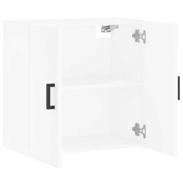 fehér szerelt fa faliszekrény 60 x 31 x 60 cm