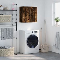   füstös tölgy színű szerelt fa faliszekrény 60 x 31 x 60 cm