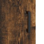 füstös tölgy színű szerelt fa faliszekrény 60 x 31 x 60 cm