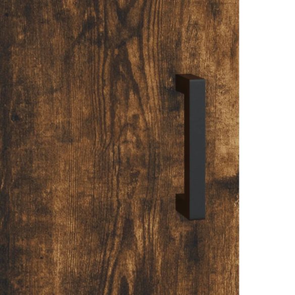 füstös tölgy színű szerelt fa faliszekrény 60 x 31 x 60 cm