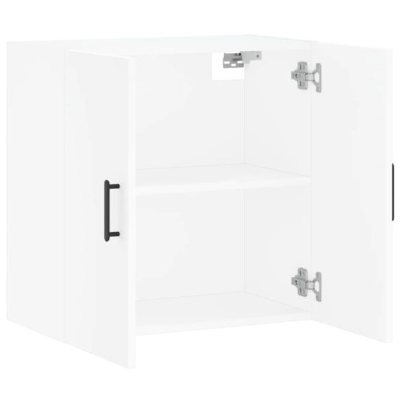 fehér szerelt fa faliszekrény 60 x 31 x 60 cm