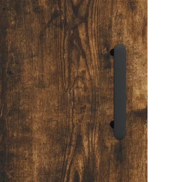 füstös tölgy színű szerelt fa faliszekrény 60 x 31 x 60 cm