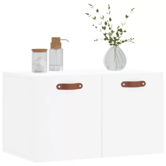 fehér szerelt fa faliszekrény 60 x 36,5 x 35 cm