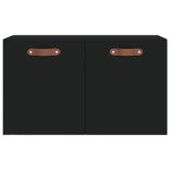 fekete szerelt fa faliszekrény 60 x 36,5 x 35 cm