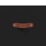 fekete szerelt fa faliszekrény 60 x 36,5 x 35 cm