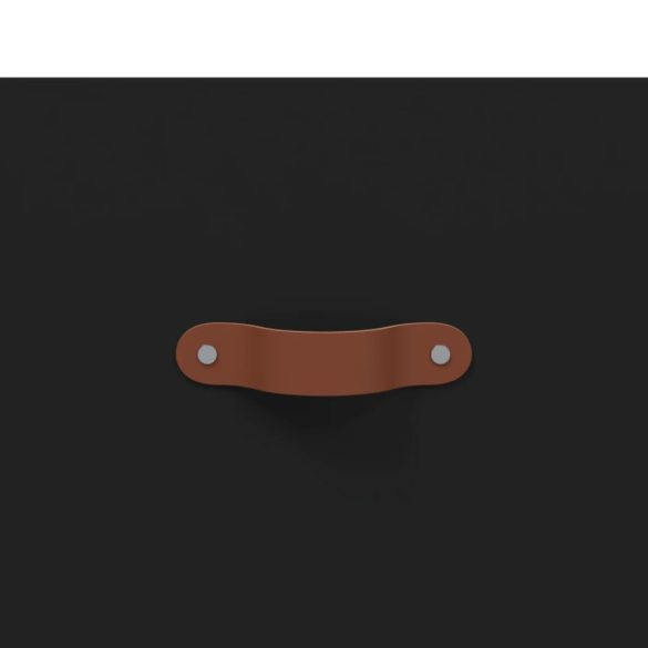 fekete szerelt fa faliszekrény 60 x 36,5 x 35 cm