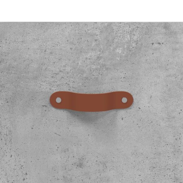 betonszürke szerelt fa faliszekrény 60 x 36,5 x 35 cm