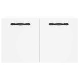 fehér szerelt fa faliszekrény 60 x 36,5 x 35 cm