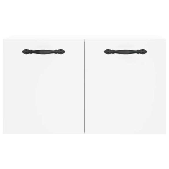 fehér szerelt fa faliszekrény 60 x 36,5 x 35 cm