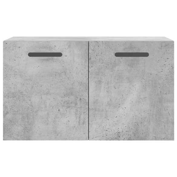 betonszürke szerelt fa faliszekrény 60 x 36,5 x 35 cm