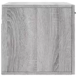 szürke sonoma színű szerelt fa faliszekrény 60 x 36,5 x 35 cm