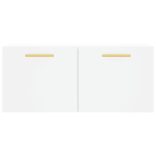 fehér szerelt fa faliszekrény 80 x 36,5 x 35 cm