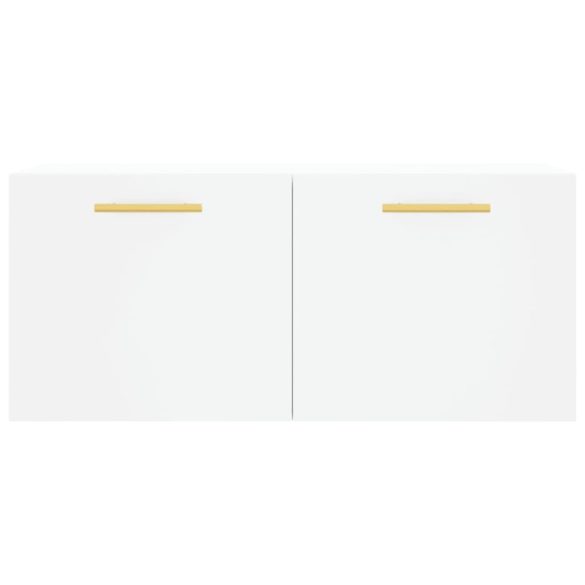 fehér szerelt fa faliszekrény 80 x 36,5 x 35 cm