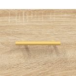 sonoma tölgy színű szerelt fa faliszekrény 80 x 36,5 x 35 cm