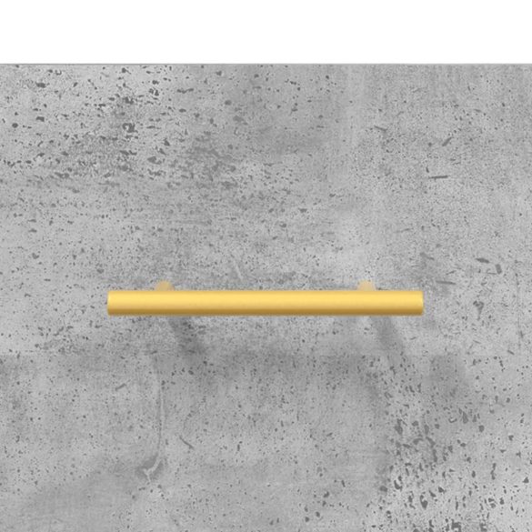 betonszürke szerelt fa faliszekrény 80 x 36,5 x 35 cm